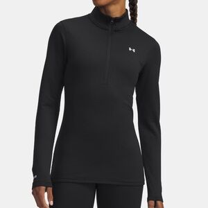 Under Armour Coldgear Base 4.0 Half Zip Jacket Top Black Size 2XL XXL